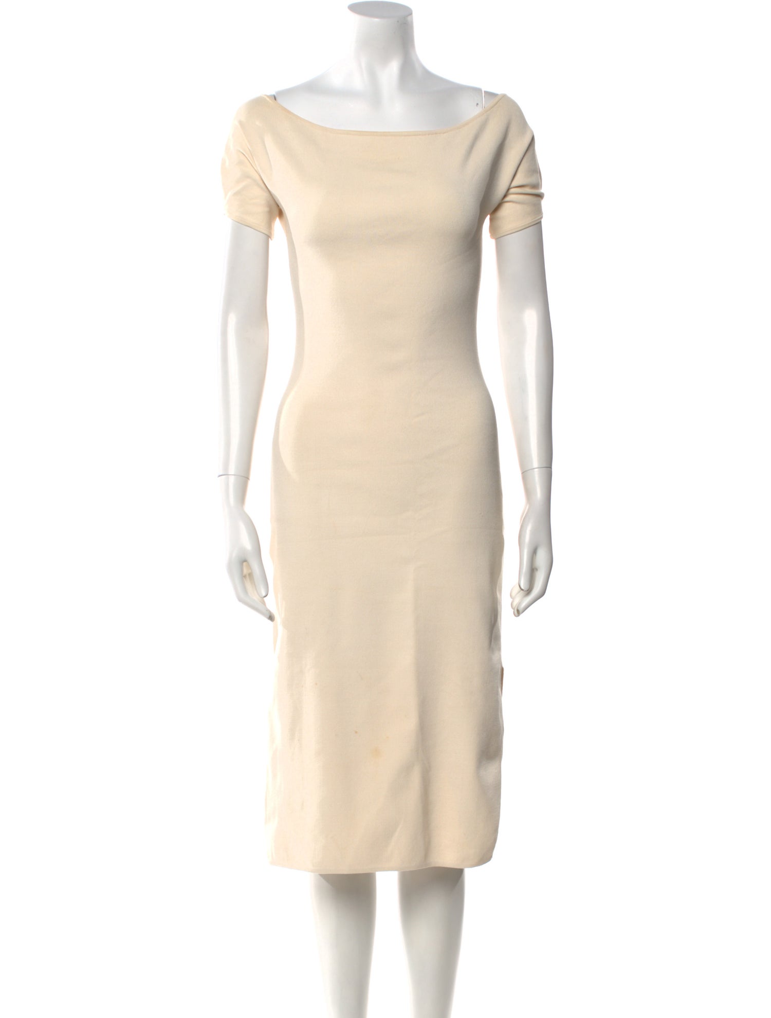 Brock Collection Off-The-Shoulder Midi Length Dress