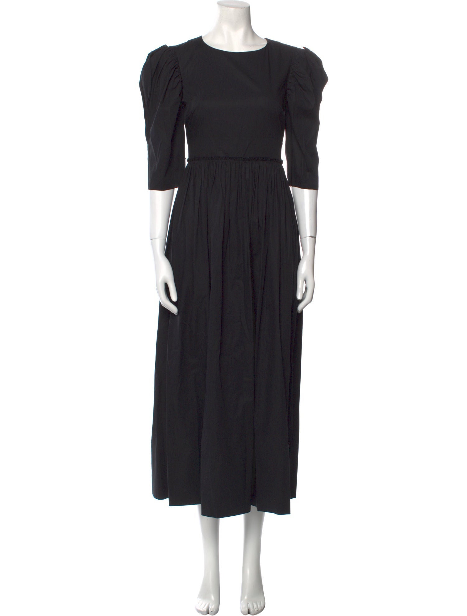 Brock Collection Crew Neck Long Dress