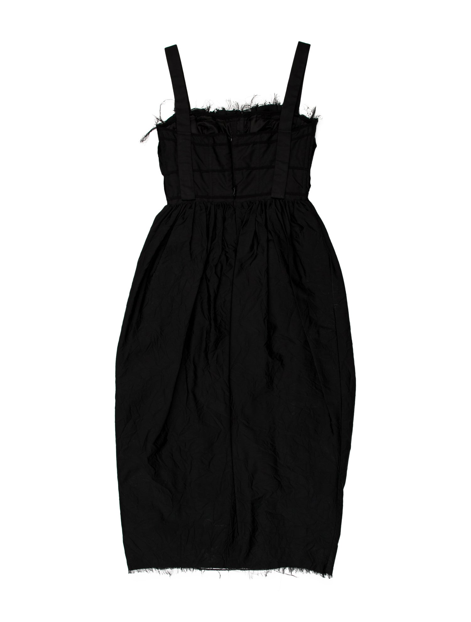 Brock Collection Square Neckline Midi Length Dress