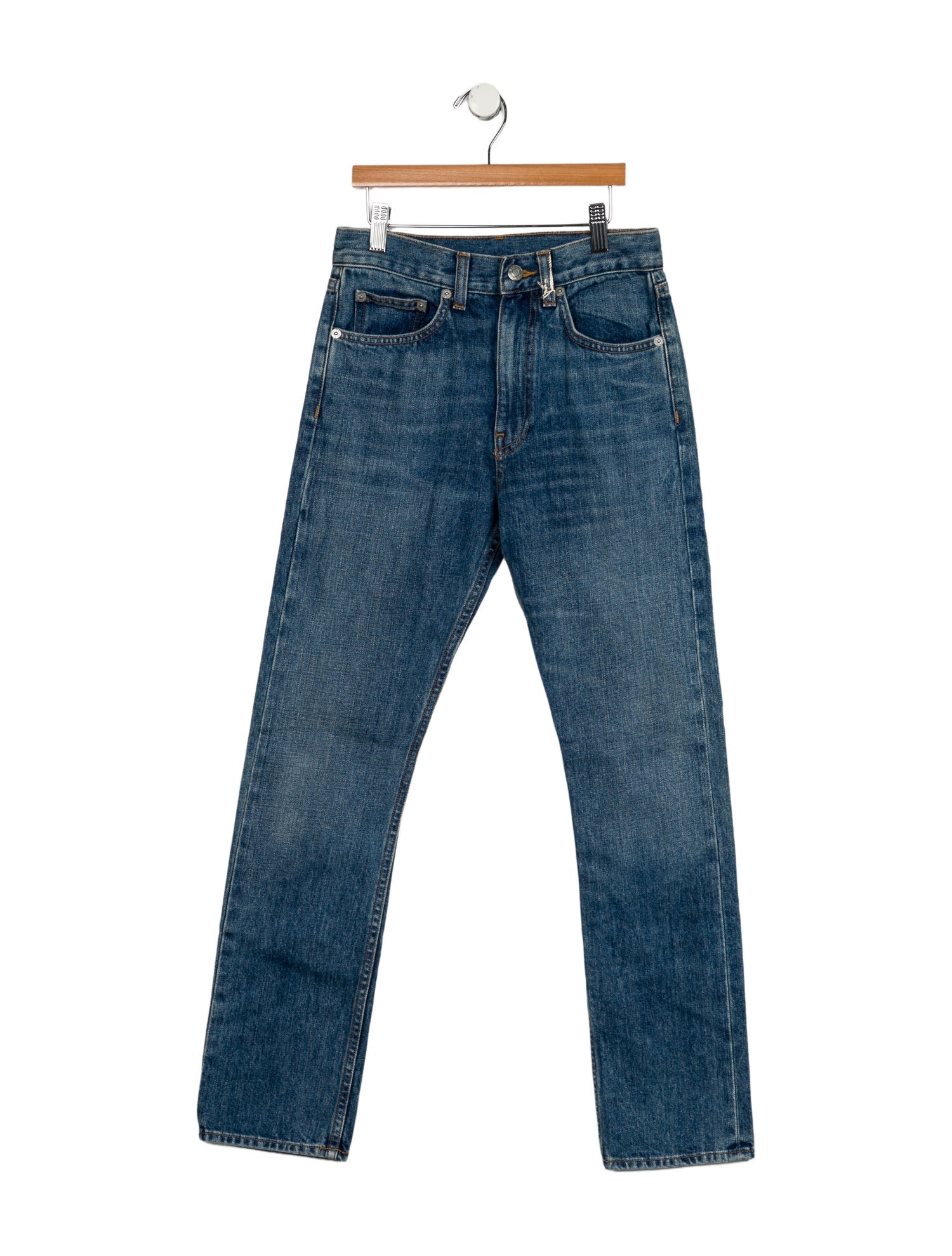 Brock Collection Mid-Rise Straight Leg Jeans w/ Tags