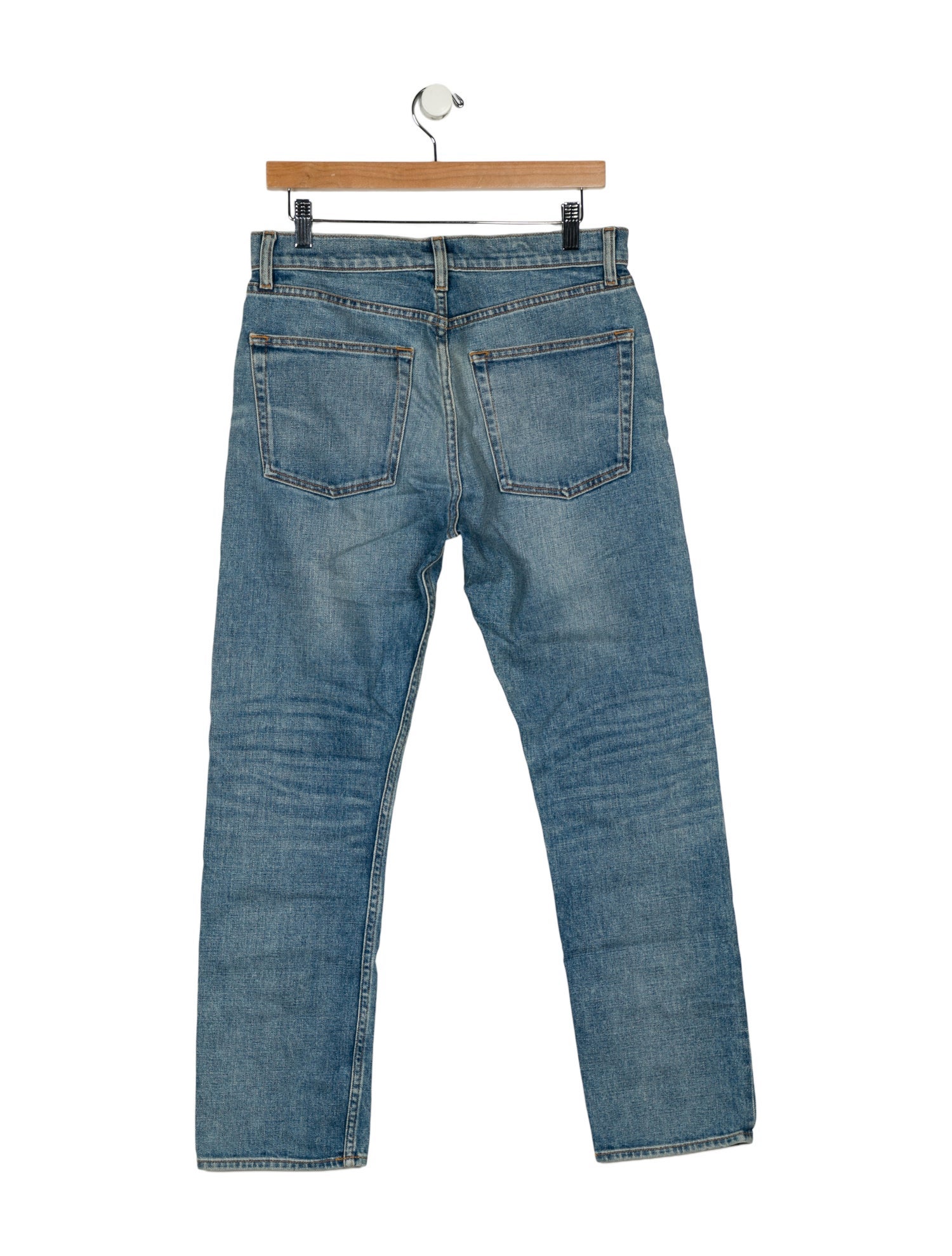 Brock Collection High-Rise Straight Leg Jeans