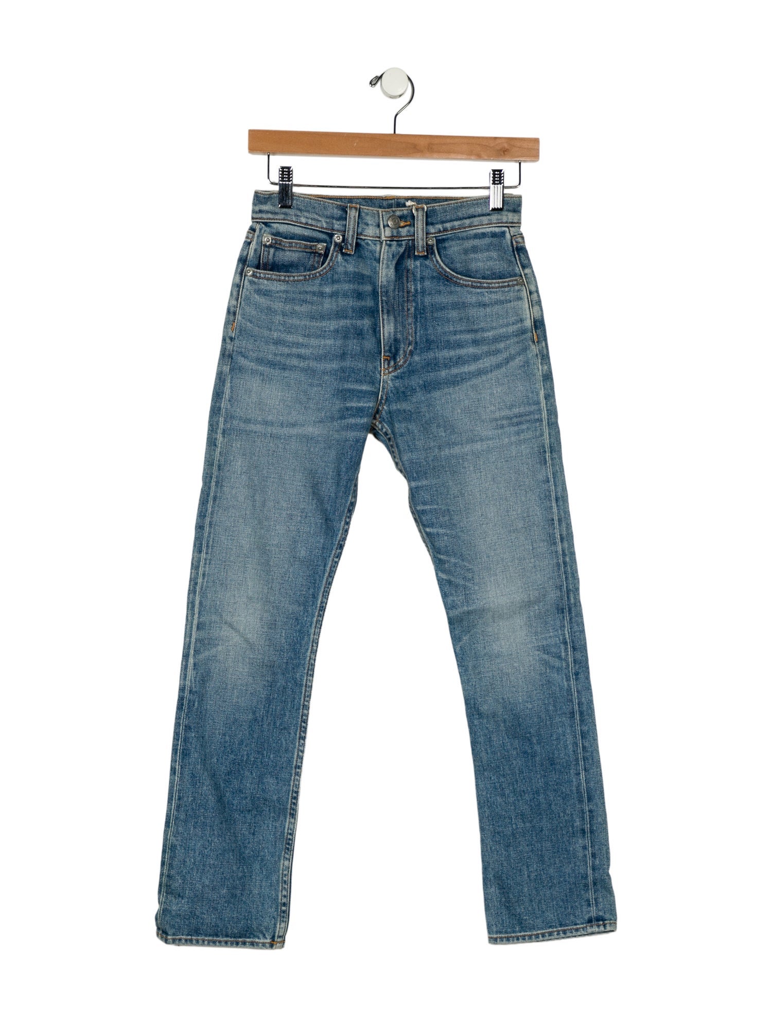 Brock Collection Mid-Rise Straight Leg Jeans w/ Tags