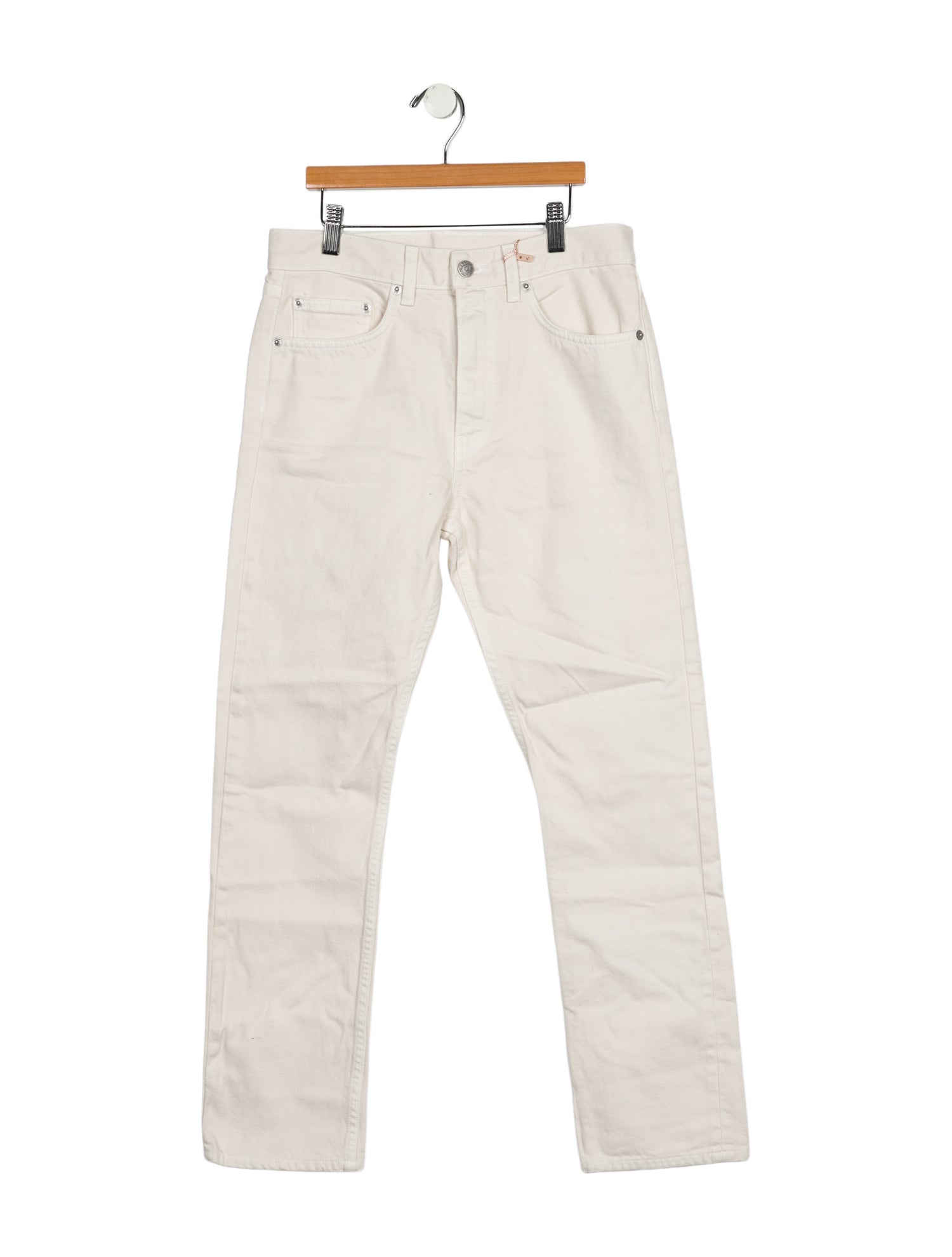 Brock Collection Mid-Rise Straight Leg Jeans