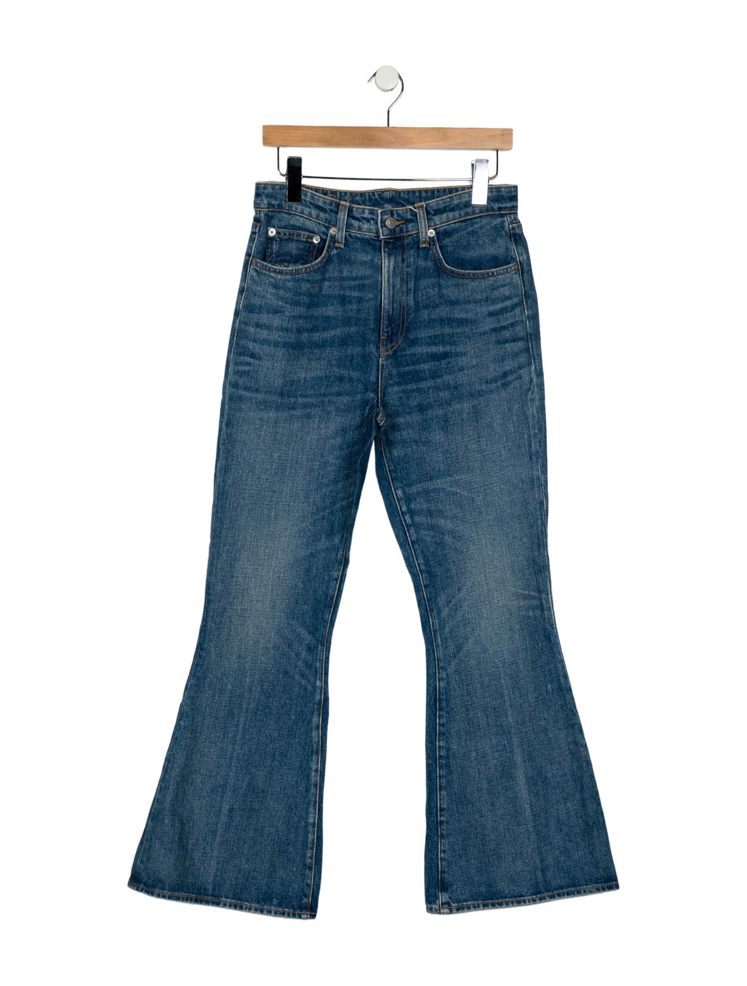 Brock Collection High-Rise Wide Leg Jeans