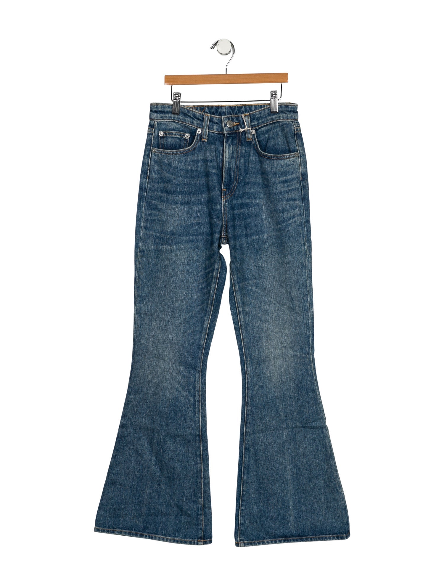 Brock Collection High-Rise Wide Leg Jeans
