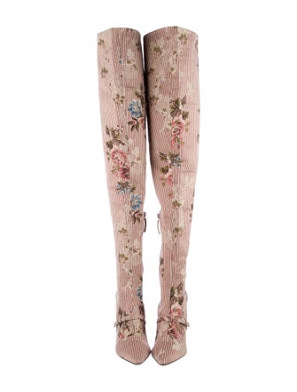 Brock Collection Floral Print Boots