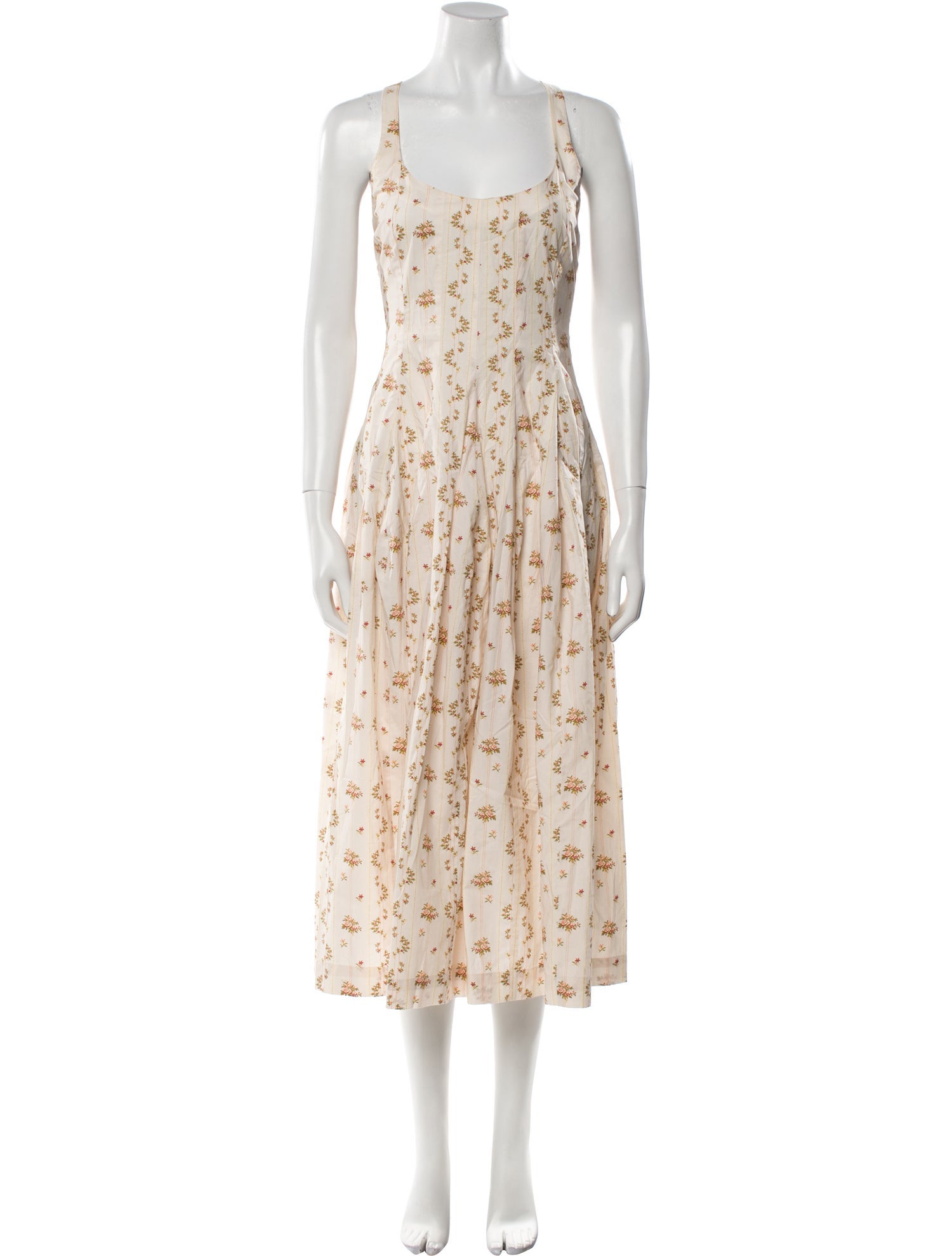 Brock Collection Floral Print Long Dress