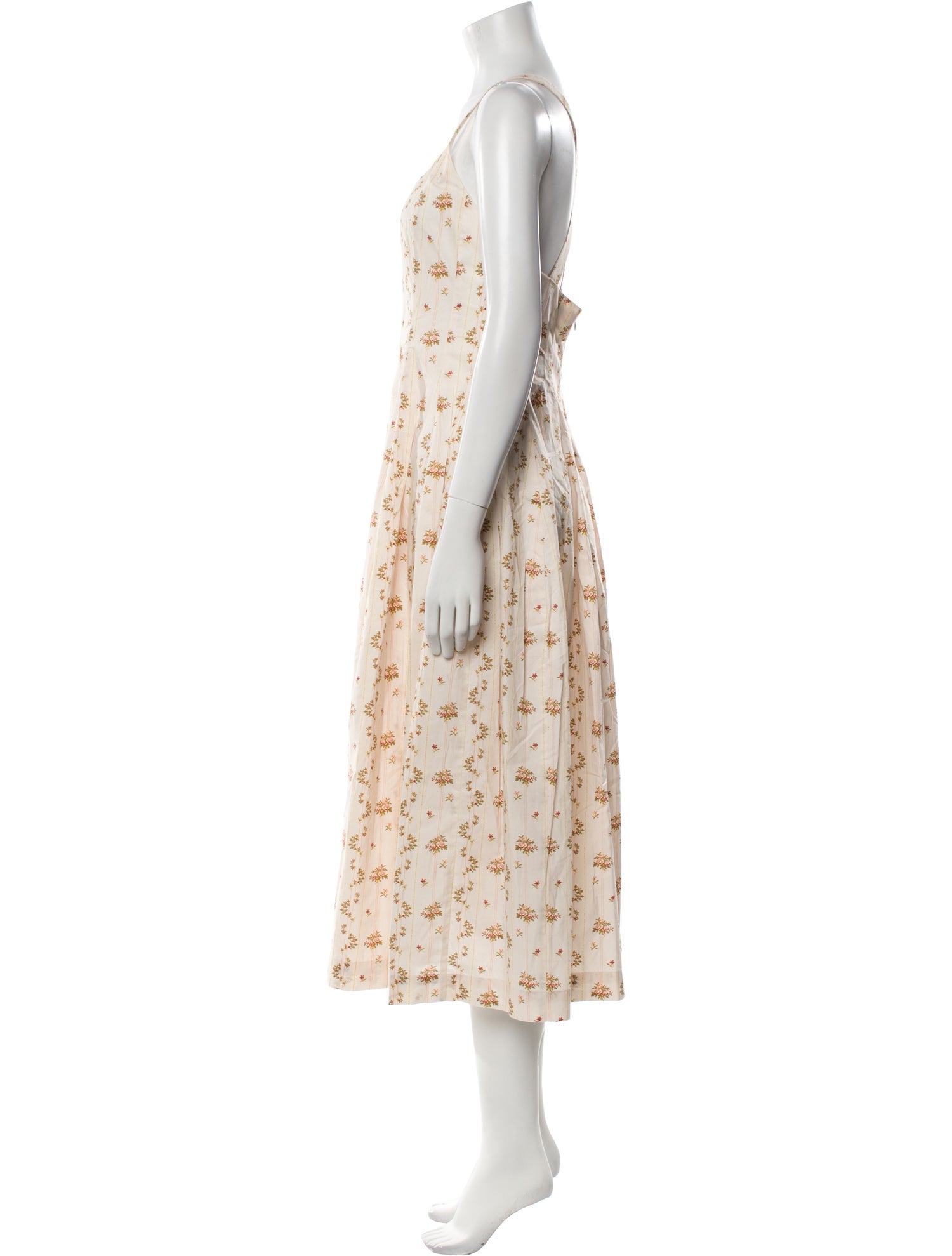 Brock Collection Floral Print Long Dress