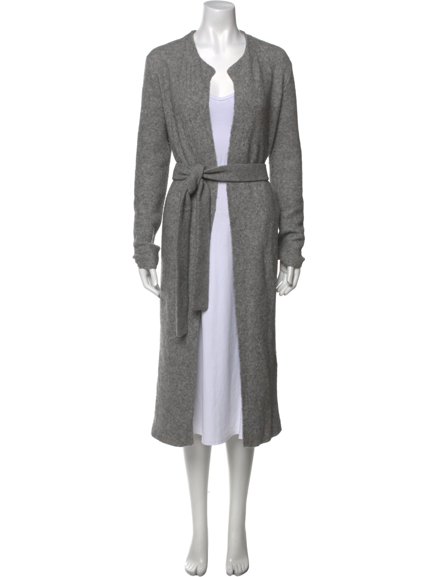 Brock Collection Virgin Wool Open Front Sweater