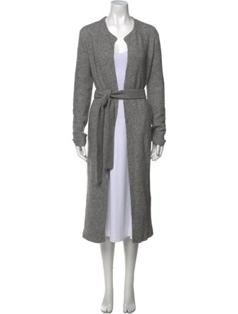 Brock Collection Virgin Wool Open Front Sweater