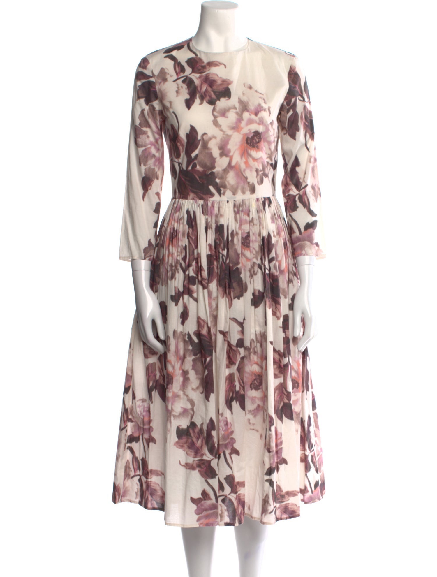 Brock Collection Floral Print Midi Length Dress