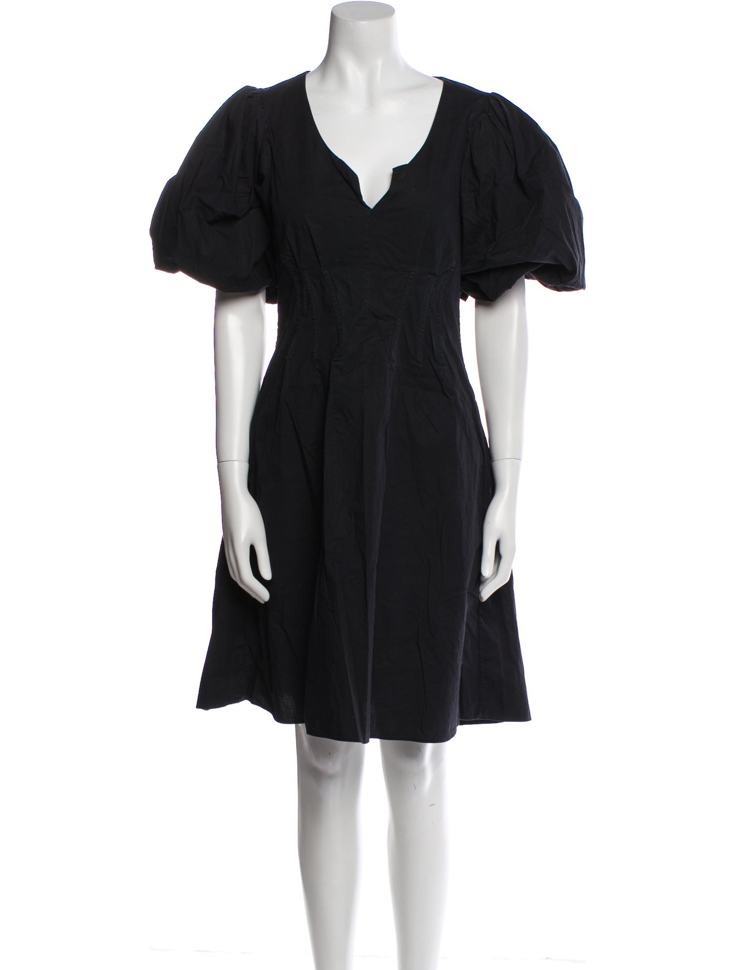 Brock Collection V-Neck Knee-Length Dress