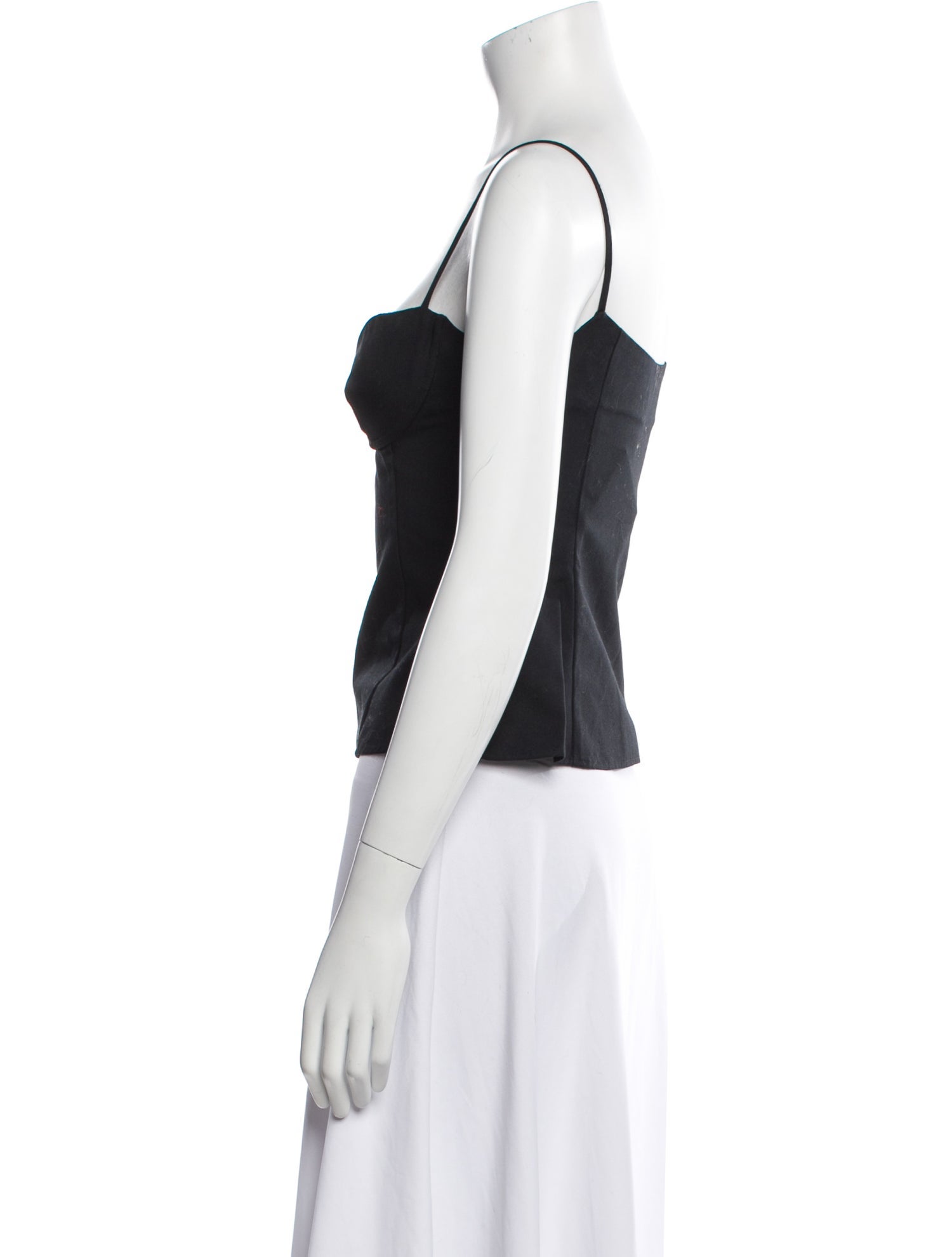 Brock Collection Square Neckline Sleeveless Crop Top w/ Tags