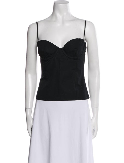 Brock Collection Strapless Crop Top