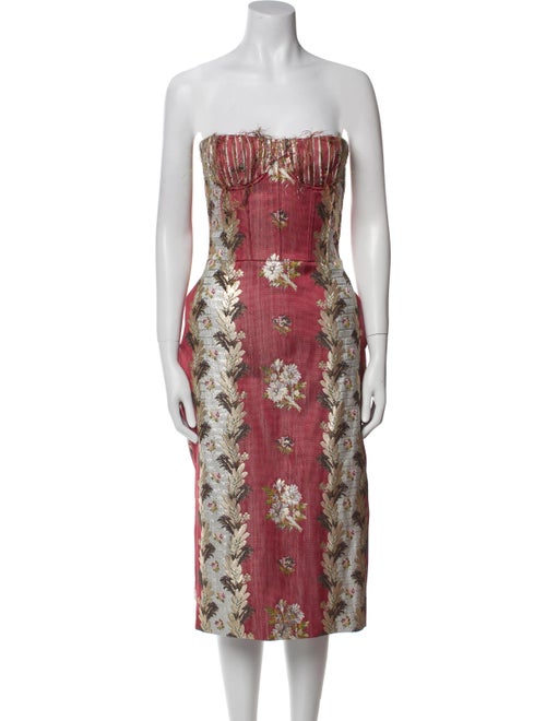Brock Collection Printed Knee-Length Dress