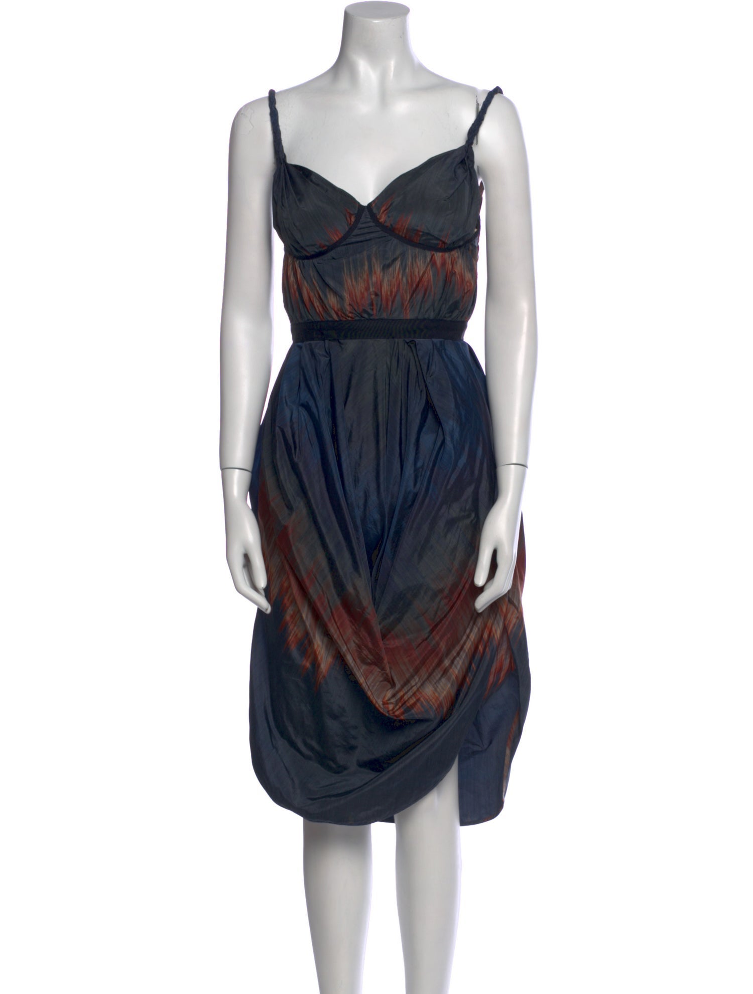 Brock Collection Printed Midi Length Dress