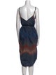 Brock Collection Printed Midi Length Dress