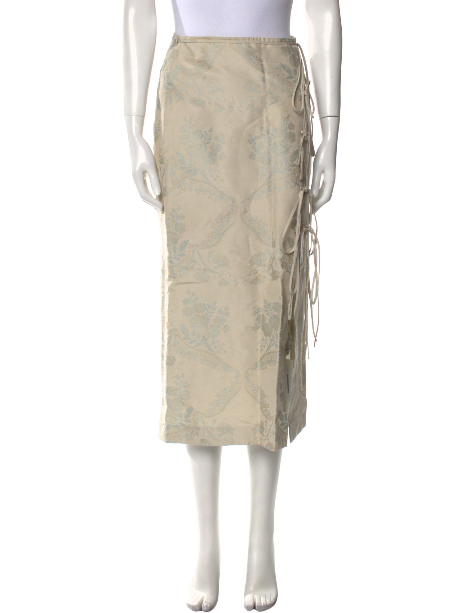 Brock Collection Printed Midi Length Skirt