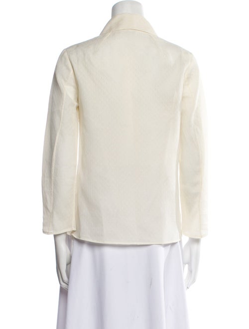 Brock Collection Long Sleeve Button-Up Top