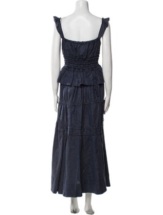 Brock Collection Linen Skirt Set