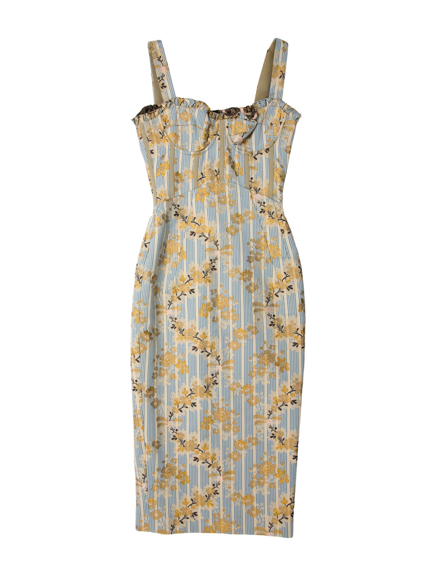 Brock Collection Printed Midi Length Dress