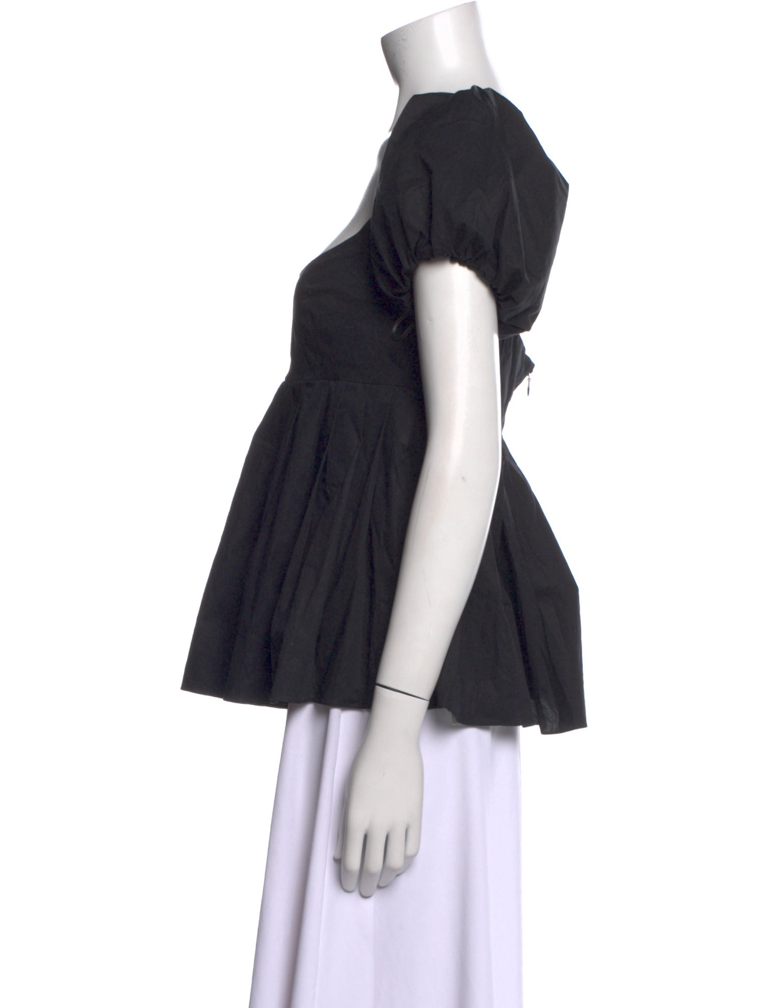 Brock Collection Square Neckline Short Sleeve Blouse w/ Tags