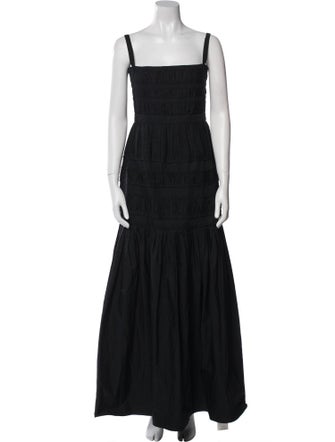 Brock Collection Square Neckline Long Dress