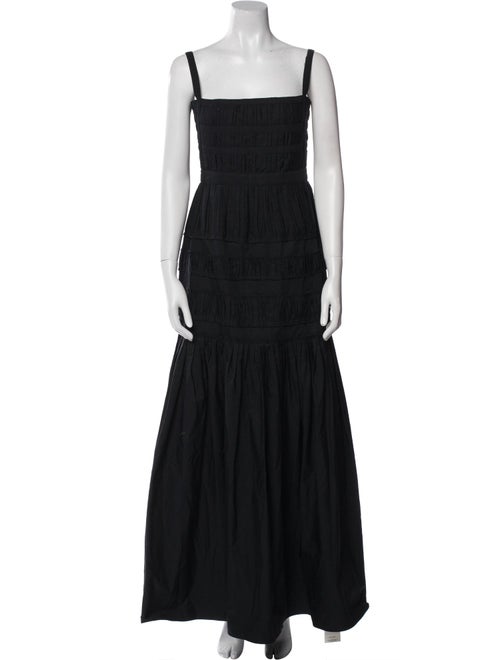 Brock Collection Square Neckline Long Dress