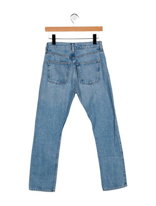 Brock Collection High-Rise Straight Leg Jeans