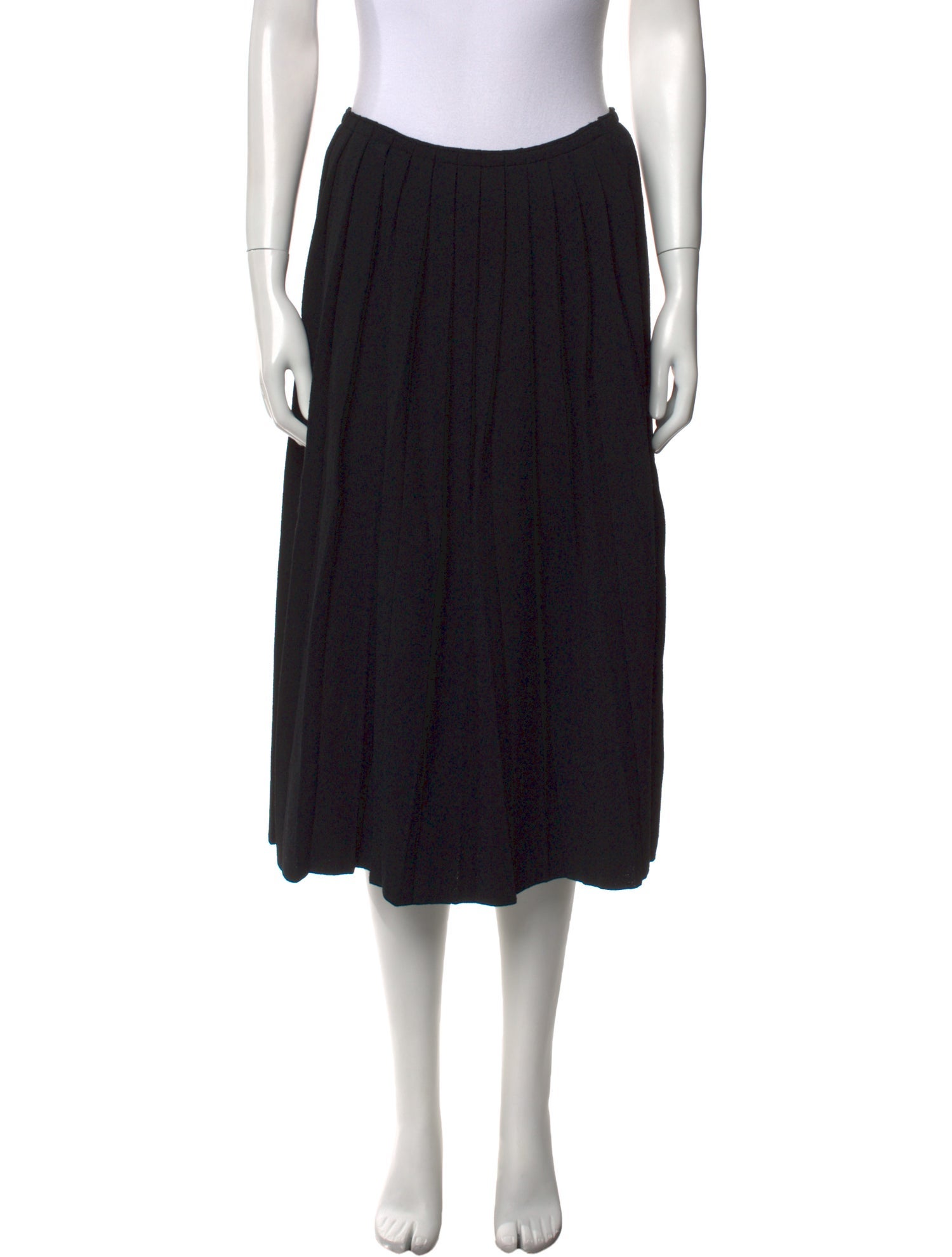 Brock Collection Pleated Accents Knee-Length Skirt