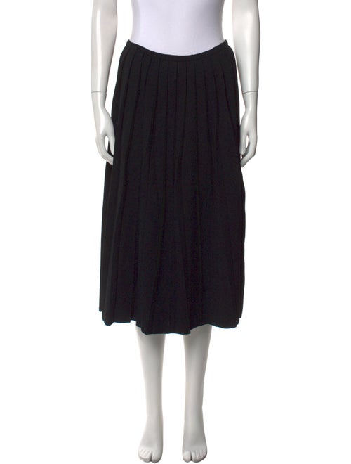 Brock Collection Pleated Accents Knee-Length Skirt