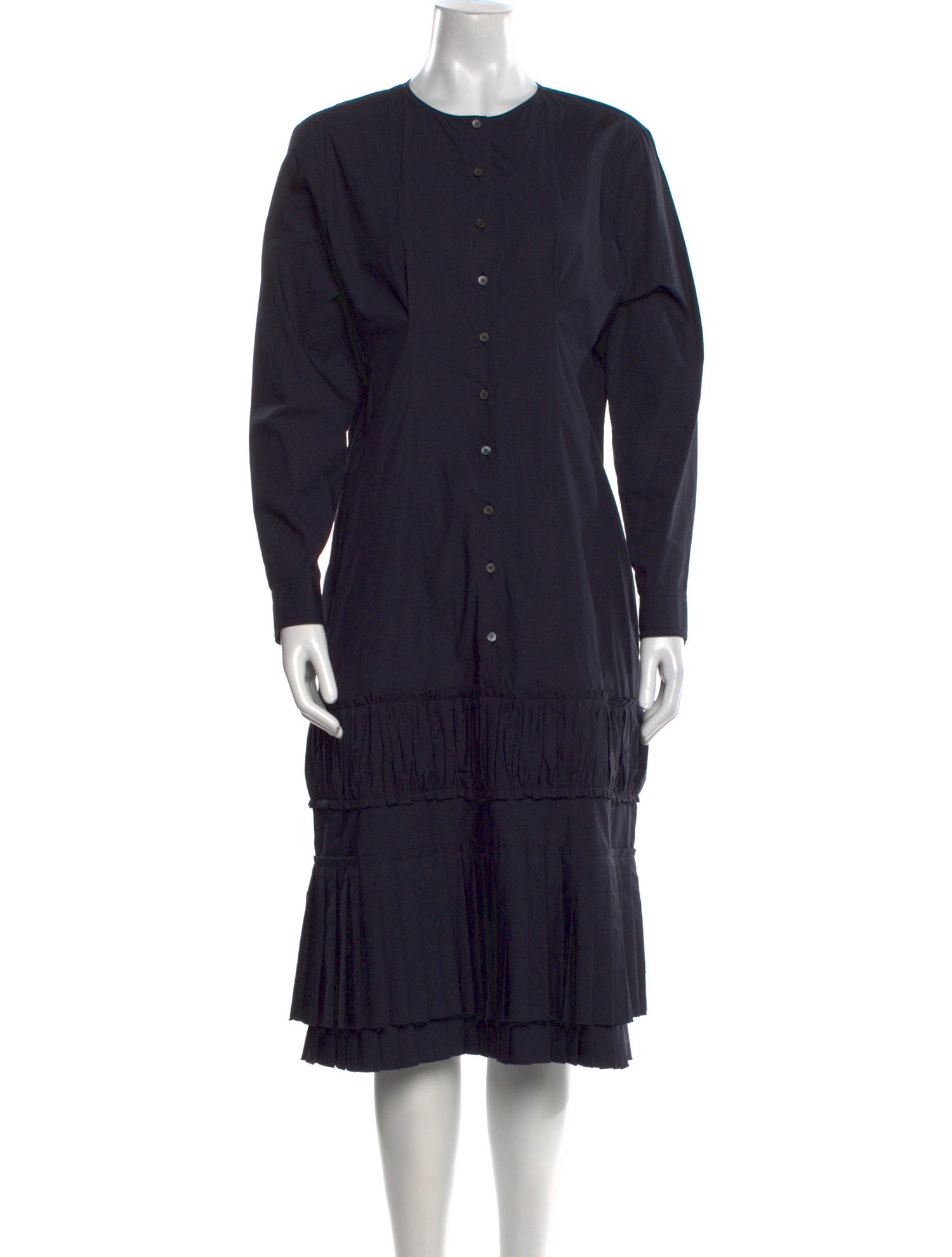 Brock Collection Crew Neck Midi Length Dress