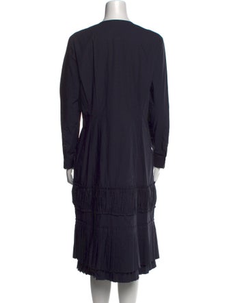 Brock Collection Crew Neck Midi Length Dress