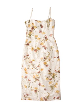 Brock Collection Silk Midi Length Dress