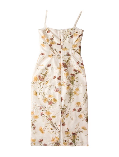 Brock Collection Silk Midi Length Dress