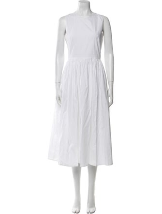 Brock Collection Crew Neck Midi Length Dress