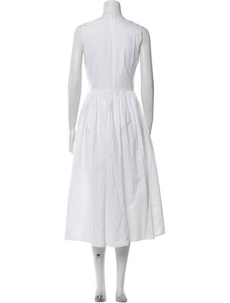 Brock Collection Crew Neck Midi Length Dress