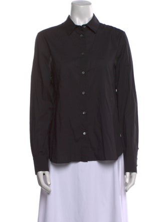 Brock Collection Long Sleeve Button-Up Top