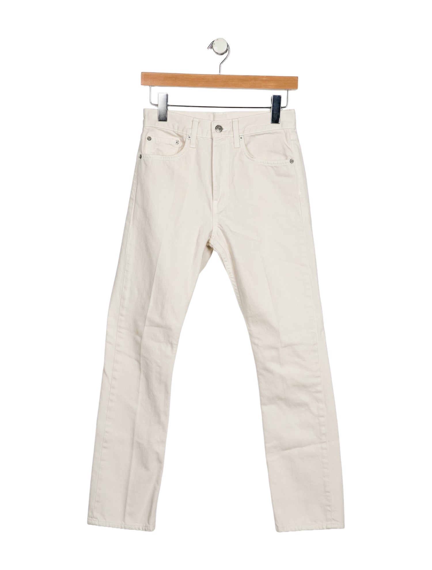 Brock Collection Mid-Rise Straight Leg Jeans