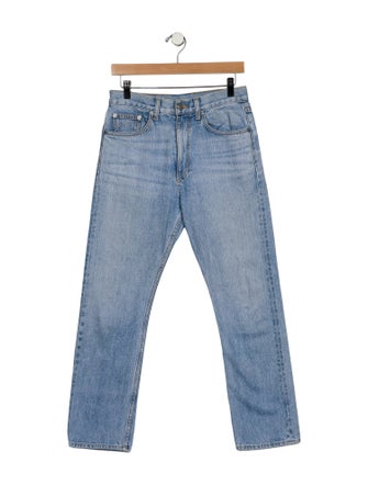 Brock Collection High-Rise Straight Leg Jeans