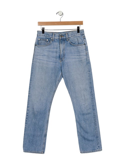 Brock Collection High-Rise Straight Leg Jeans