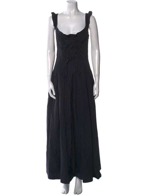 Brock Collection Scoop Neck Long Dress