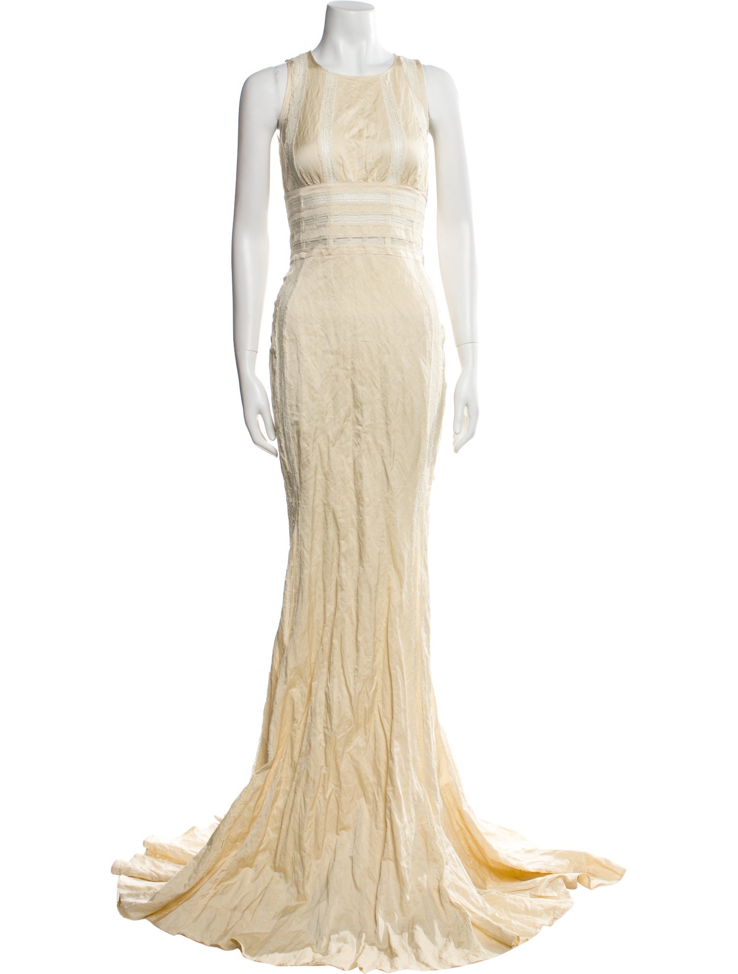 Brock Collection Crew Neck Long Dress