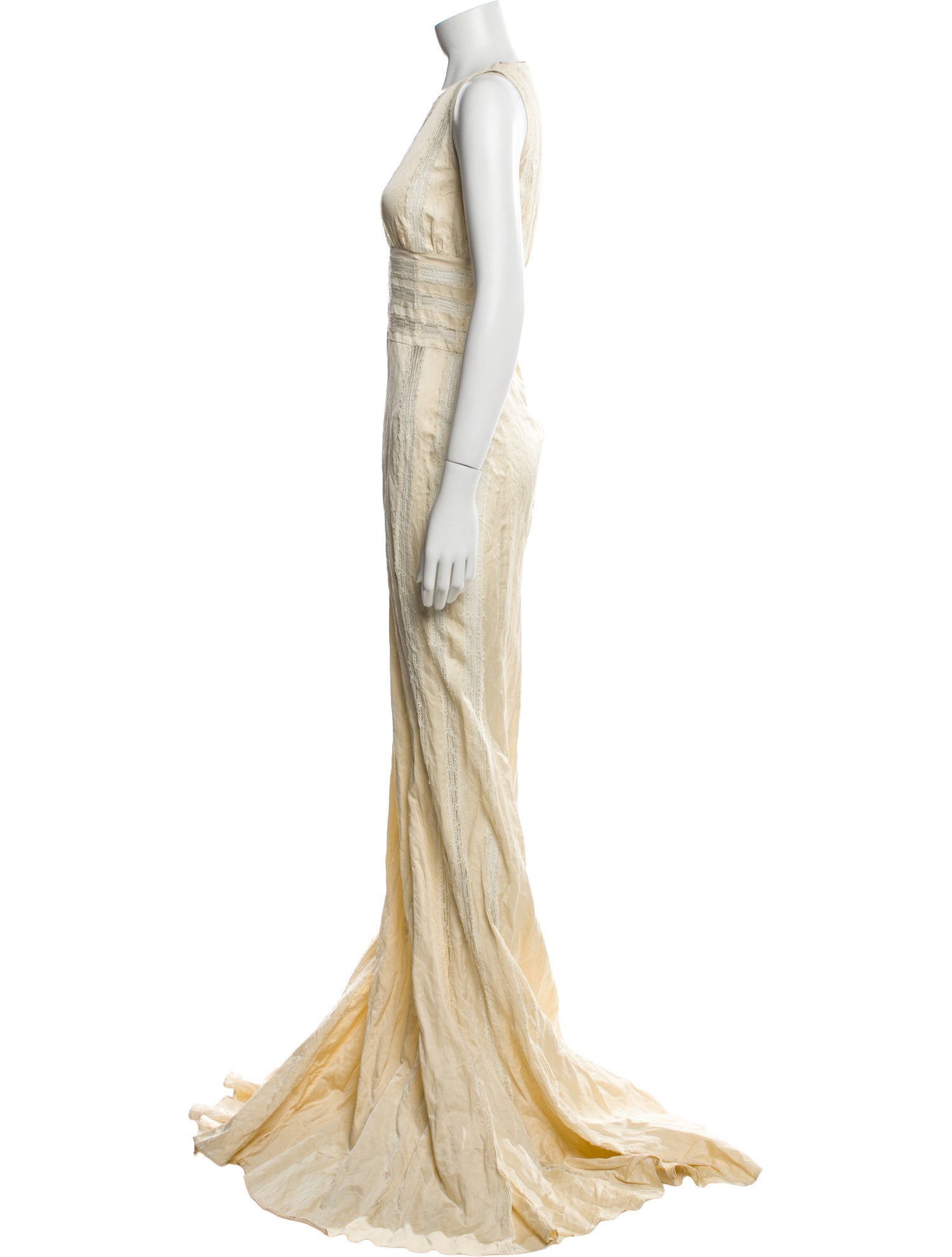 Brock Collection Crew Neck Long Dress