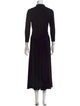 Brock Collection Turtleneck Long Dress