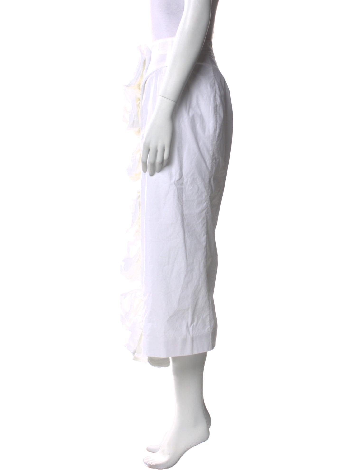 Brock Collection Linen Midi Length Skirt