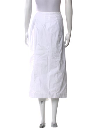 Brock Collection Linen Midi Length Skirt