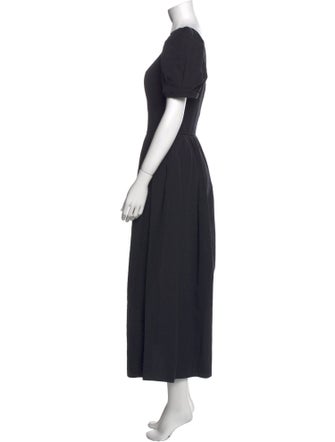 Brock Collection Scoop Neck Long Dress