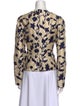 Brock Collection Printed Square Neckline Blouse