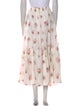 Brock Collection Floral Print Midi Length Skirt